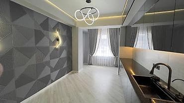 ош квартиа: 1 комната, 50 м², Элитка, 2 этаж, Евроремонт — 5