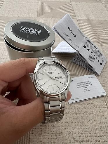 armani code: Классические часы часы, Casio, Япония, Водонепроницаемые, Мужские, Новый — 1