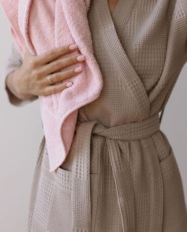 домашние халаты больших размеров: Вафельные халаты отличного качество 100%хлопок приятные к телу оптом и — 3