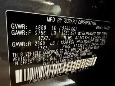 forester 2020: Subaru Outback: 2020 г., 2.5 л, Вариатор, Бензин, Кроссовер — 6