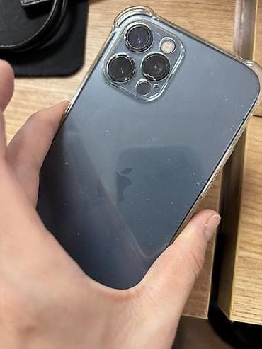 aifon 14 pro max: IPhone 12 Pro Max, Б/у, 128 ГБ, Pacific Blue, Чехол, 100 % — 2