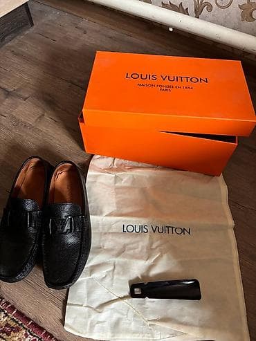 Лоферы, 40.5, Louis Vuitton, Новый, цвет - Черный, Самовывоз