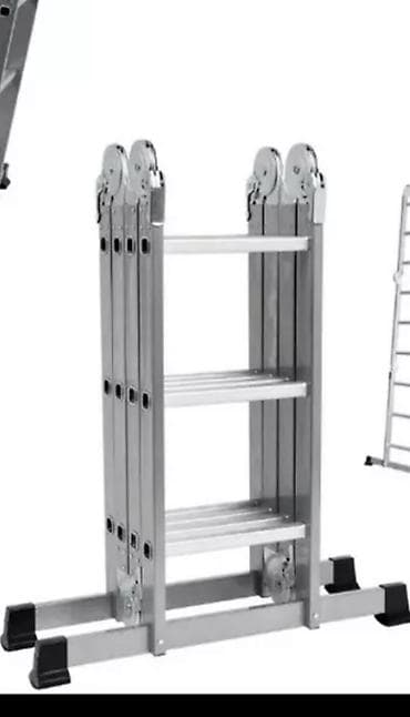 бетонные лесницы: Лестница-трансформер, Высота: Более 7 м, Новый, Материал: Алюминий — 3