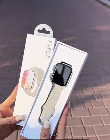 Смарт-часы Y30 - Дизайн: прямоугольный сенсорный экран с