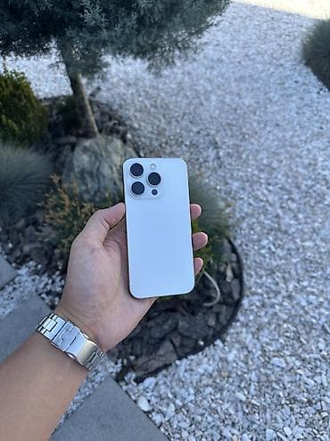 IPhone 15 Pro, Новый, 256 ГБ, White Titanium at lalafo.kg IPhone 15 Pro, Новый, 256 ГБ, White Titanium