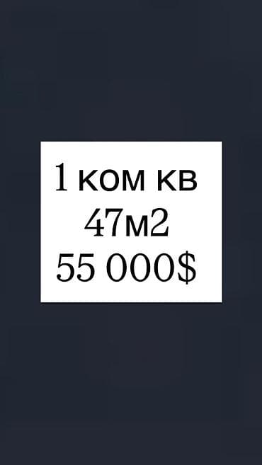 1 комната, 47 м², Элитка, 4 этаж
