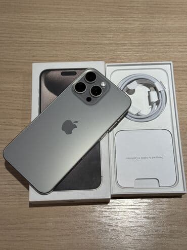 айфон 8 плюс бу: IPhone 15 Pro Max, Колдонулган, 256 ГБ, Natural Titanium, Кабель, Куту, 84 % — 3
