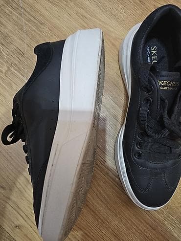 трико борцовское: Кеды SKECHERS Court Classics, - Цвет: черный верх, белая — 3