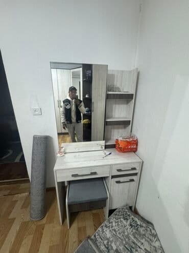 купить шифоньер в бишкеке: Спальный гарнитур в светлом древесном оттенке с темными акцентами — 5