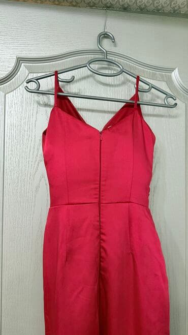 вечернее платье больших размеров: Вечернее платье, Классическое, Длинная модель, Атлас, Без рукавов, Открытая спина, S — 4