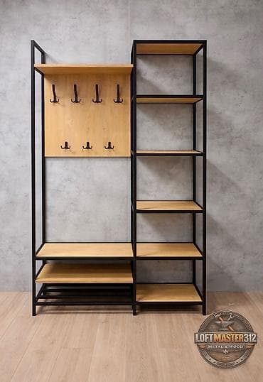 стенный пластик: Изделия в стиле LOFT Металл • Дерево • Ручная работа Изготовление — 5