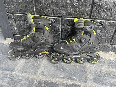 Ролики Rollerblade MACROBLADE 84 BOA (BLACK/LIME) (Торг есть)