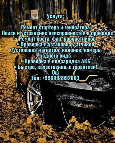Автоэлектрика и установка дополнительного оборудования Предлагаемые