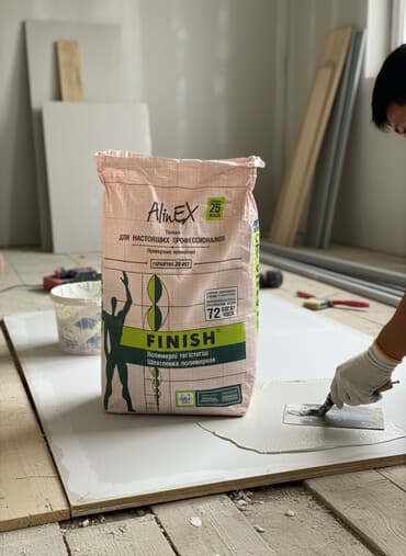 эпоксидный смола: Шпатлевка полимерная AlinEX Finish предназначена для финишной отделки — 1