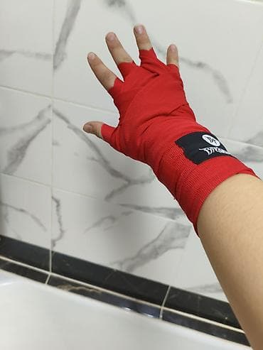 боксёрские бинты: Боксерские бинты Brand Brand Free— пара - Цвет: красный - Материал — 5