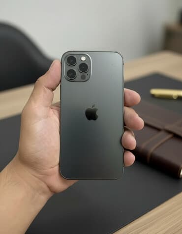 пассивное сетевое оборудование powerplant: IPhone 12 Pro, Б/у, 256 ГБ, Графит, 80 % — 1
