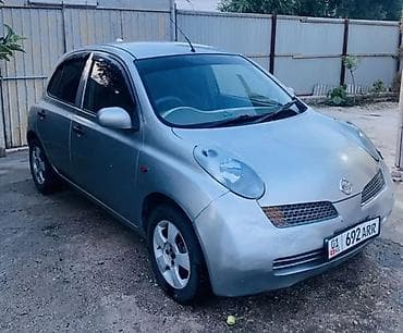 one stop: Nissan March: 2003 г., 1.3 л, Автомат, Газ, Хэтчбэк — 1
