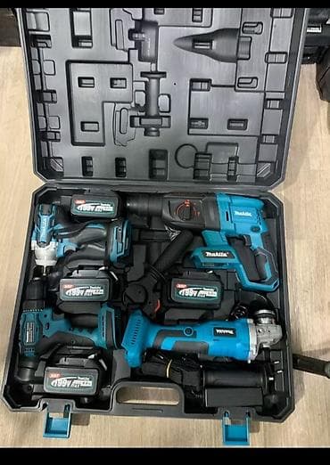 Инструмент набор makita 4.1 Мега распродажа бесщёточный мотор at lalafo.kg Инструмент набор makita 4.1 Мега распродажа бесщёточный мотор