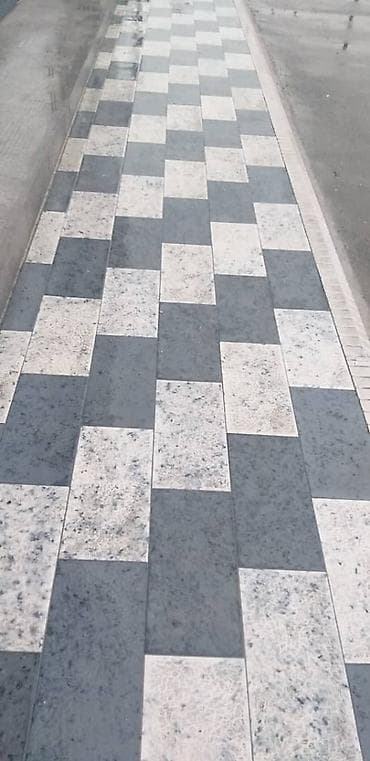 Чатырдын үстүн жабууга арналган материалдар: Тротуарная плитка (разные узоры и размеры) - Материал: вибролитая — 3