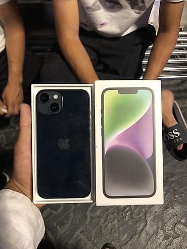 pixel 8a: IPhone 14, Б/у, 128 ГБ, Midnight, Кабель, 83 % — 1