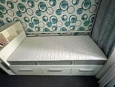 bunk bed: Односпальная кровать с матрасом и системой хранения - Размер — 3