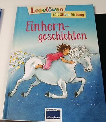 Набор из 2 детских книжек серии Leselöwen (Mit Silbenfärbung) — для — 4