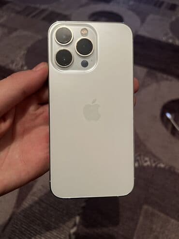 каракол телефон айфон: IPhone 13 Pro, Колдонулган, 256 ГБ, Ак, Каптама, 86 % — 1