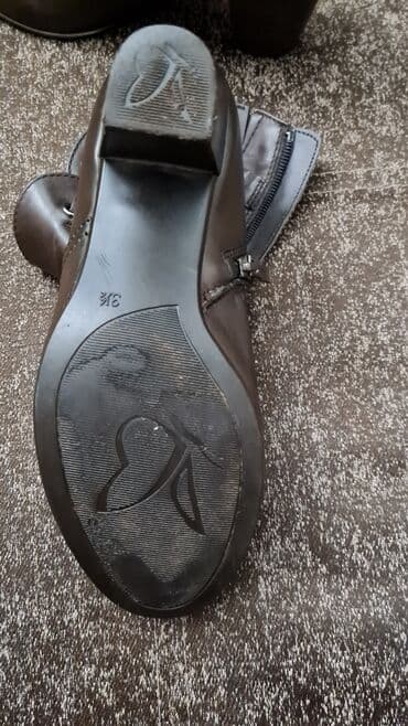 обувь больших размеров бишкек: Мужские ботинки, 36.5, Caprice, Б/у, цвет - Коричневый, Самовывоз — 4