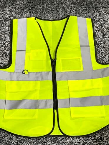 светоотражающие: Светоотражающие жилеты. Строительные жилеты. Каски строительные и — 1