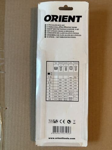 набор ключ айрафорс: Набор инструментов, Orient, Новый, Самовывоз — 8