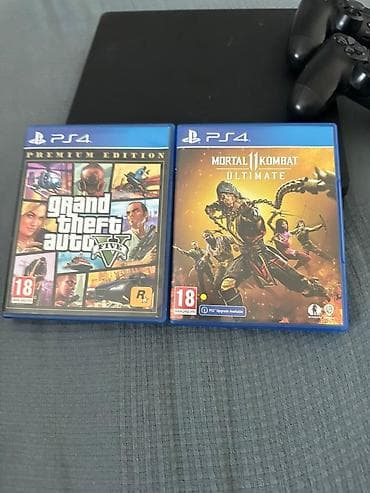 Аренда, прокат консолей: • Модель: PS4 Slim • Объём памяти: 1TB • Поддержка Full HD (1080p) • — 2