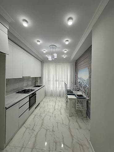 Квартиры: 2 комнаты, 73 м², Асанбай мкр Элитка, 11 этаж, Свежий ремонт — 7
