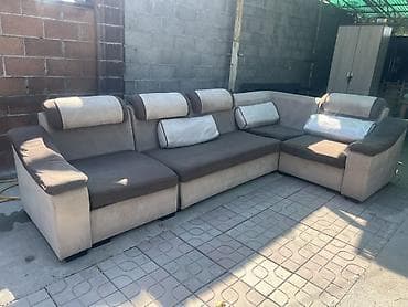 sofa bed: Угловой модульный диван с мягкими подголовниками и подлокотниками — 2