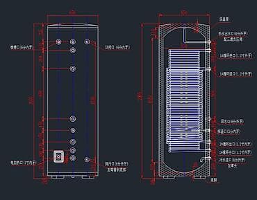 tank 2: Бойлер косвенного нагрева для тепловых насосов. Встроен удлиненный — 4