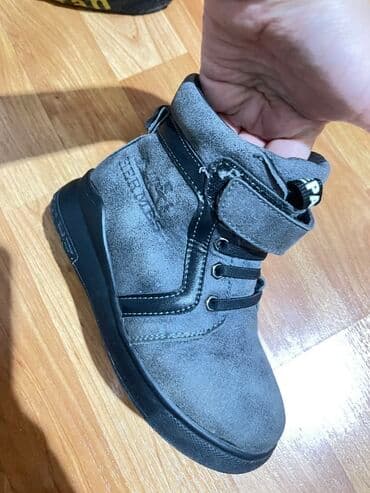 обувь для охоты: Детские ботинки Hermes 29 размер - Цвет: серый с черными вставками - — 1