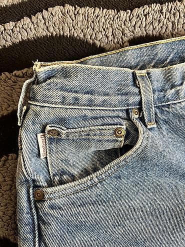 Джинсы: Мужские джинсы, L, Carhartt, Б/у, цвет - Голубой, Самовывоз, Платная доставка — 4