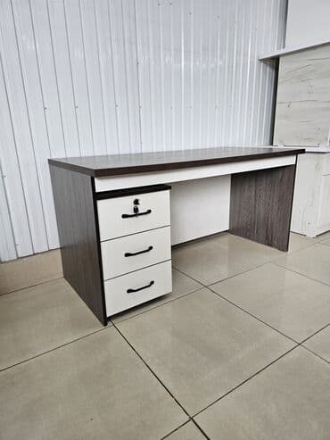 на стол: Комплект офисной мебели, Новый, Стол, Тумба, ДСП, Самовывоз, Бесплатная доставка, цвет - Серый — 4