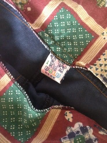 дордой оптом детские вещи: Джинсы и брюки, цвет - Синий, Б/у — 8