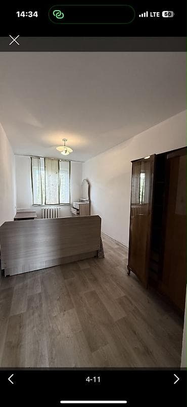 4: 3 комнаты, 58 м², 4 мкр 104 серия, 4 этаж, Косметический ремонт — 1