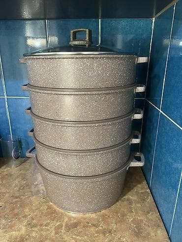 wifi usb: Пятисекционная казан-мантышница UAKEEN Germany - Материал: литой — 4