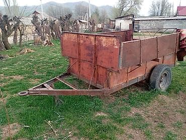 Одноосный прицеп сельскохозяйственного/хозназначения. - Металлический