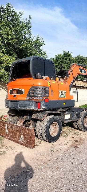 Транспорт: Экскаватор, Doosan, 2021 г., Дөңгөлөктүү — 3