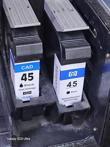 картридж сега: Черные струйные картриджи №45 для принтеров HP - Тип: черный Inkjet — 1