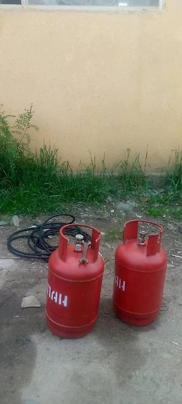 Баллоны для сжиженного газа (пропан-бутан) + шланг - Количество: 2 — 1