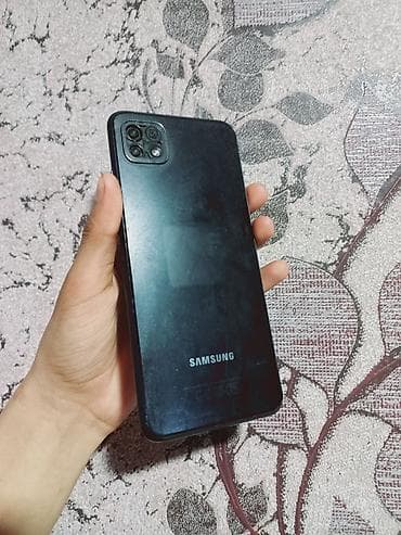 Samsung Galaxy A22 5G, Б/у, 64 ГБ, цвет - Черный, 2 SIM at lalafo.kg Samsung Galaxy A22 5G, Б/у, 64 ГБ, цвет - Черный, 2 SIM