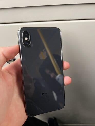 купить dark project: IPhone X, Б/у, 64 ГБ, Черный, Защитное стекло, Чехол, 100 % — 1