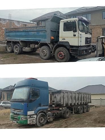 аренда стульчиков: Срочно продаю 2 самосвала MAN 2004года RENO 1998года - Оба — 1