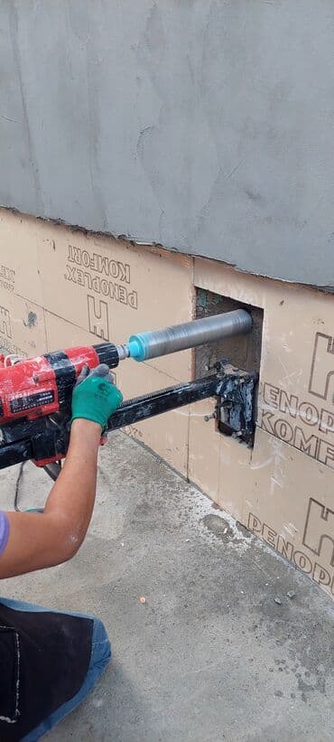 бурение стены: Алмаз менен бургулоо 3-5 жылдык тажрыйба — 9