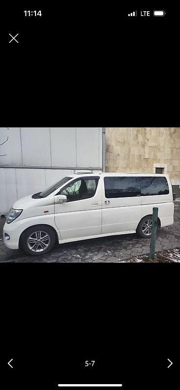 ролер: Nissan Elgrand: 2007 г., 3.5 л, Автомат, Бензин, Минивэн — 3