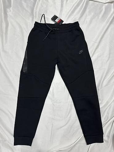 Мужские брюки, M, Nike, Б/у, цвет - Черный, Самовывоз, Платная доставка